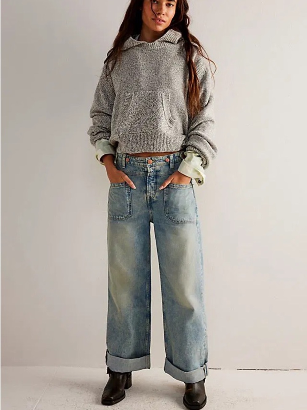 NWOT We The Free Palmer Cuffed Jean